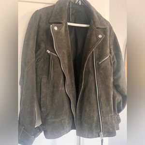 TopShop Suede Moto Style Jacket
